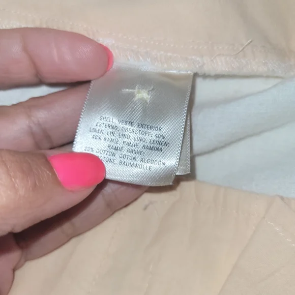 ANTHROPOLOGIE SIZE 14 Elegant White Jumpsuit. USED GOOD CONDITION. - Picture 13 of 15